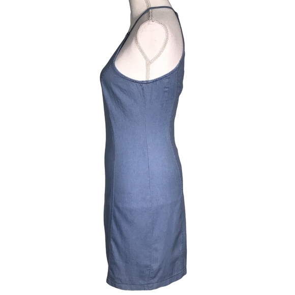 MIMI CHICA Thin Strapped Denim Dress - Picture 3 of 7